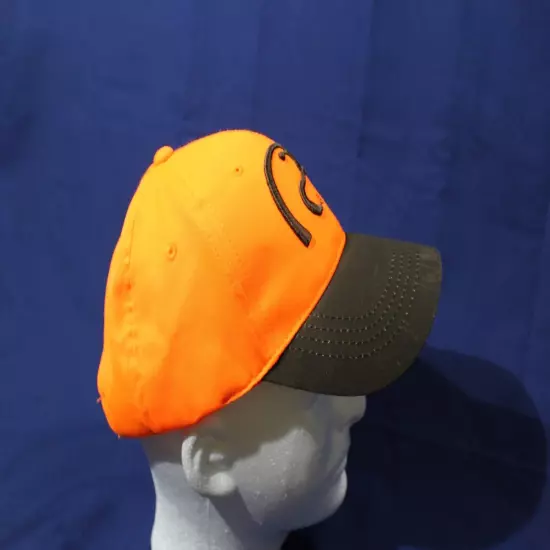 Ducks Unlimited Hunting Hat - Orange with Black Bill - Embroidered Duck Head