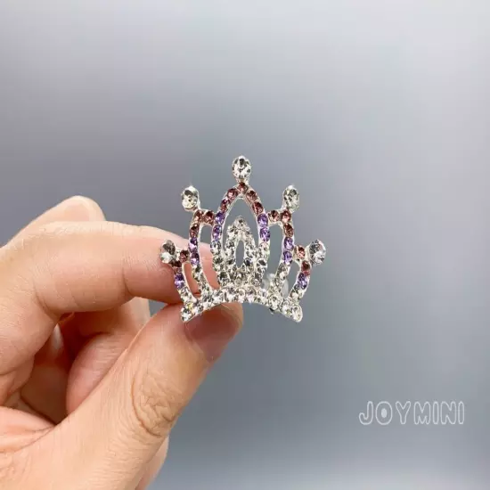 Fashion Doll Tiara For Barbie Crown Crystal Crown Diamond Tiara Hair Accessories