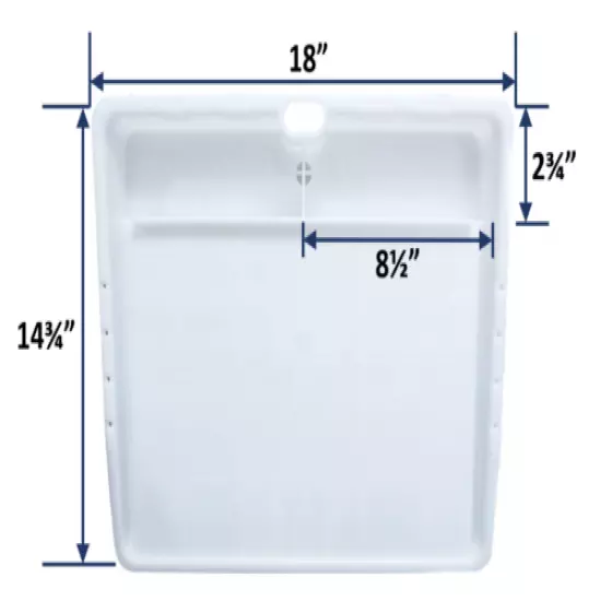 Pactrade Marine Fishing Fillet Table Cutting Board Single Rod Holder Rail 7/8-1"