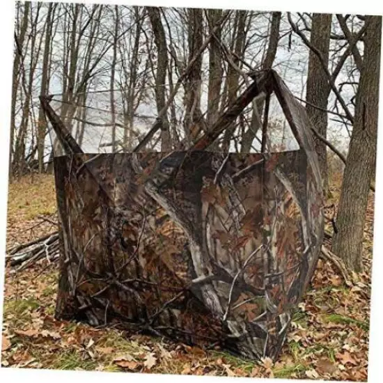  Portable Quick Setup Lightweight Camouflage Pop Up 3-Sided Ground Hunting 