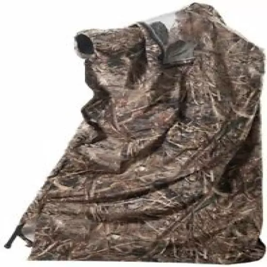 LensCoat LensHide Water-Repellent Photo Blind Tall, Realtree Max5, Compact