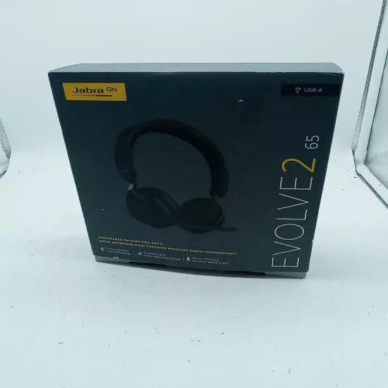 Jabra Evolve2 65 Stereo Wireless Headset W/ USB