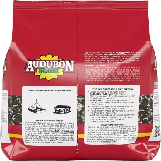 Cardinal Blend Wild Bird Food Cardinal Bird Seed for Outside Feeders 4-Pound Bag