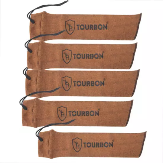 Tourbon 5 Packs Pistol Socks Gun Cover Handgun Safe Sleeves Anti-rust Bag in USA