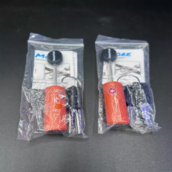 Travelmore Suitcase Bag Luggage Lock TSA Orange Set of 2 New