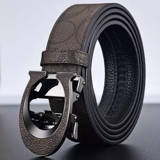 Luxury Canvas Leather Belt for Men and Women