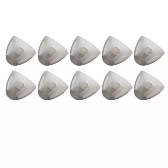 Premium Ear Tips 10 Pack Hearing Aids Replacement Soft Silicone Earbud Tips