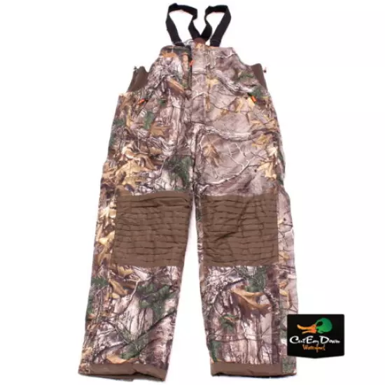 DRAKE WATERFOWL NON-TYPICAL STORM BIBS SHERPA FLEECE LINED XTRA CAMO MEDIUM