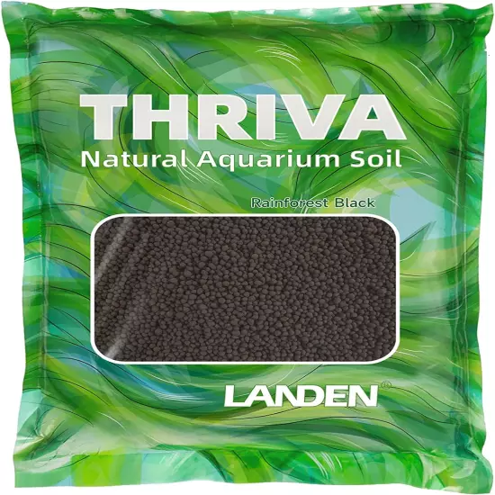 THRIVA Natural Soil Substrate for Natural Planted Aquarium, Plant or Shrimp Stra