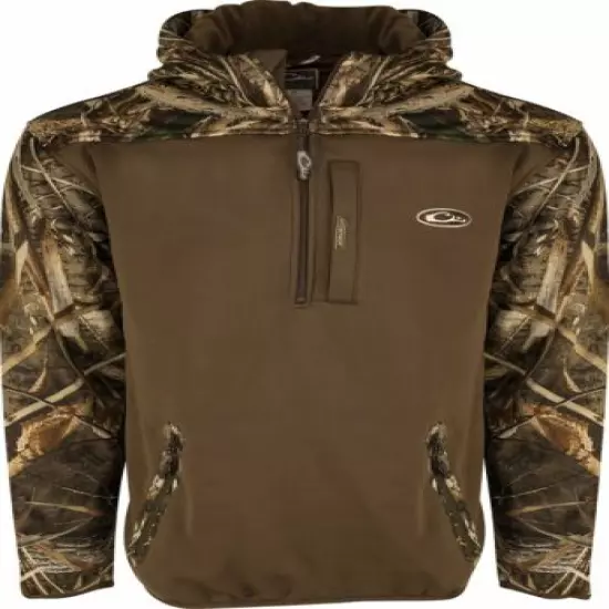 DRAKE WATERFOWL MST ENDURANCE SOFT SHELL CAMO HOODIE PULLOVER