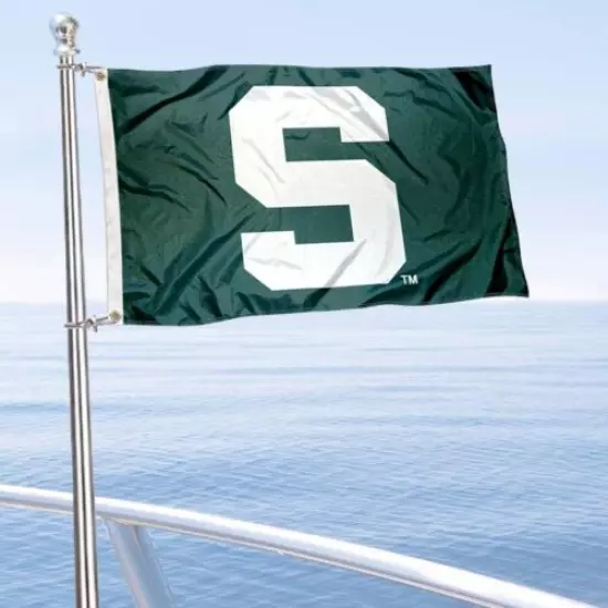 Michigan State MSU Spartans Boat and Golf Cart Flag