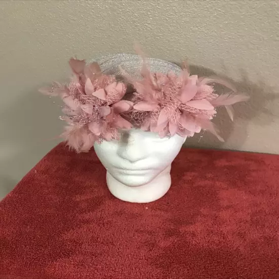 Women's Fascinator Flower Feather Headpiece Hat 40s 50s 60s Retro Party Wedding