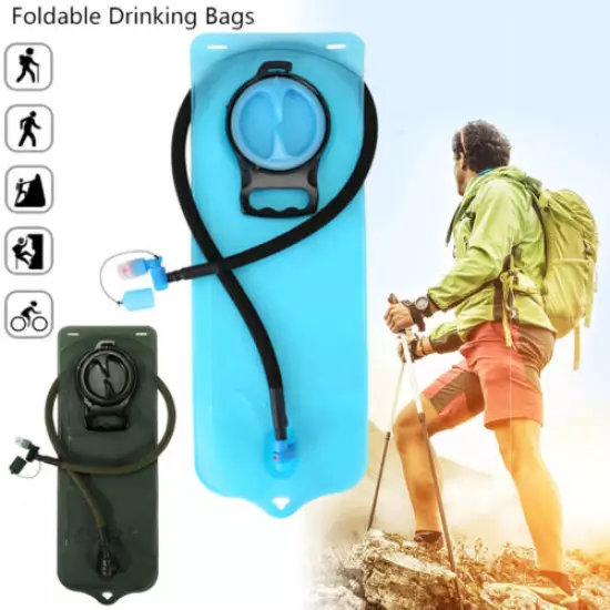 3L Portable TPU Water Bag Bladder Backpack Camping Hiking Climbing Cycling Drink