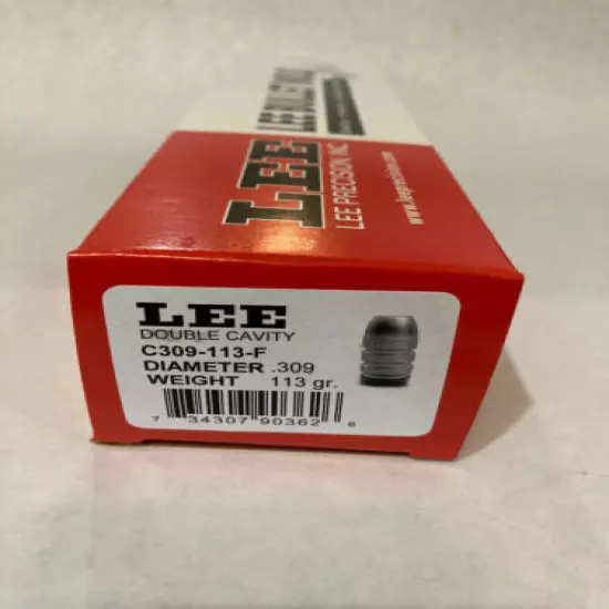 Lee 90362 30 Caliber 309 Diameter-113 Grain 2 Cavity Bullet Mold 