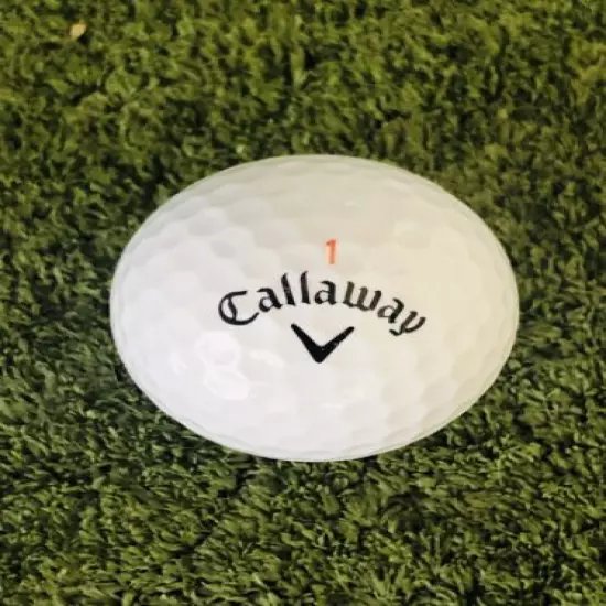 24 Callaway Superhot Used White Golf Balls (4A Grade) AAAA