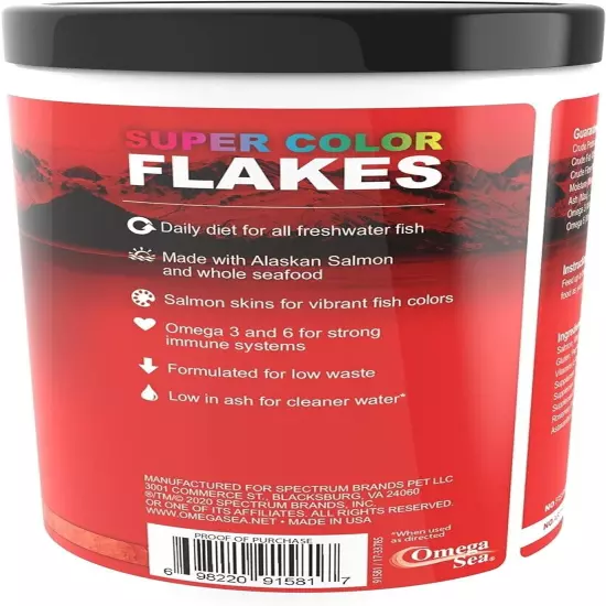 Omega One Super Color Flakes 5.3 oz