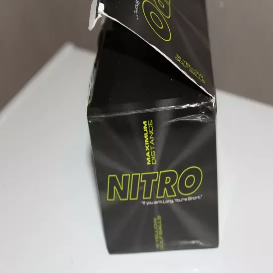 MAXIMUM Distance Nitro YELLOW Golf Balls 11 Pack