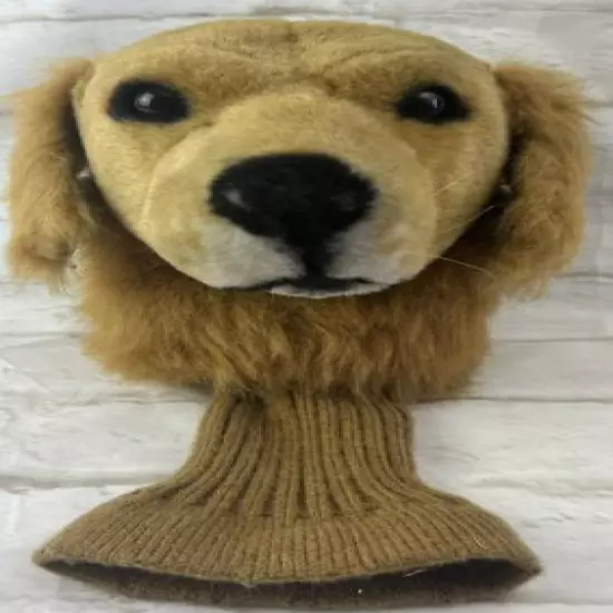 Golden Retriever Puppy Dog 3D Plush Golf Club Head Cover 