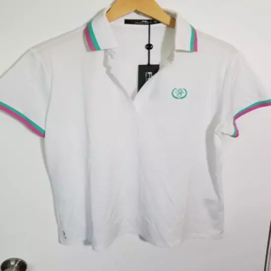 1 NWT WOMEN'S RALPH LAUREN RLX POLO, SIZE: X-LARGE, COLOR: WHITE (J302)