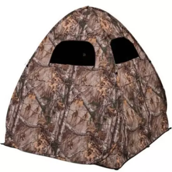 AMERISTEP GUNMAN TURKEY HUNTING BLIND Spring Steel Ground Blind Realtree Xtra