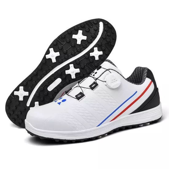 High Quality Waterproof Golf Shoes Men Professional Swivel Buckle Walking Shoes