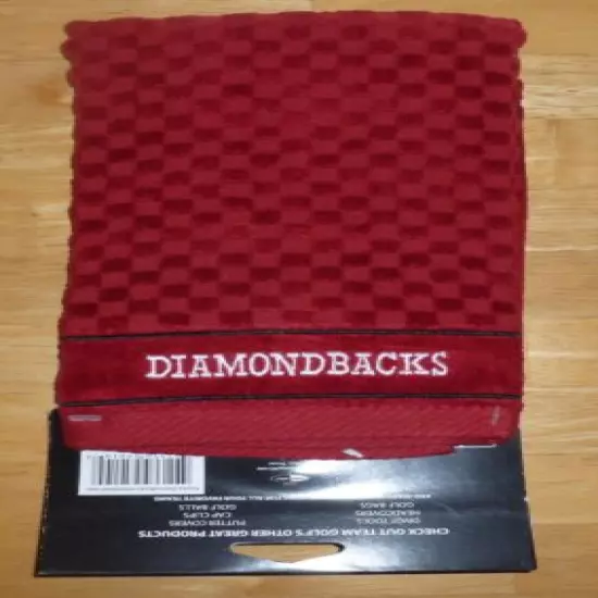 MLB Embroidered Tri-fold Towel - Arizona Diamondbacks Golf 