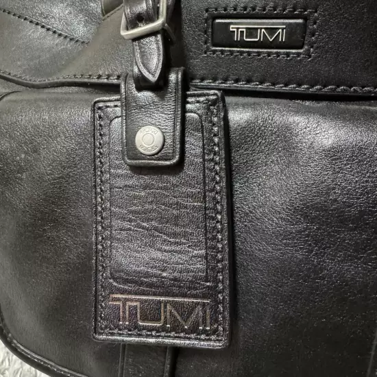 Top Quality Line Tumi Business Bag All Leather 2Way A4 Storage Capacity