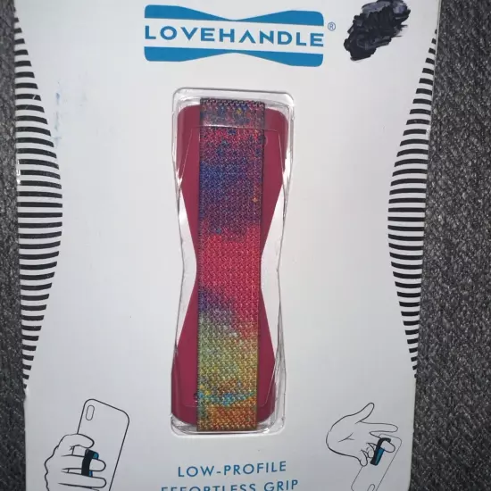 love handle phone grip spray paint rainbow