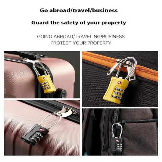 New Tsa Customs Code Lock Travel Luggage Password Lock Changeable Lock Padlock