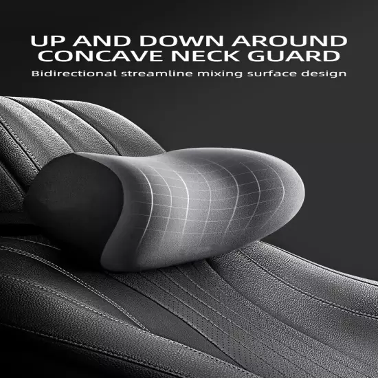 Memory Foam Car Neck Pillow Protective Lumbar Back Support Car Headrest Cushion