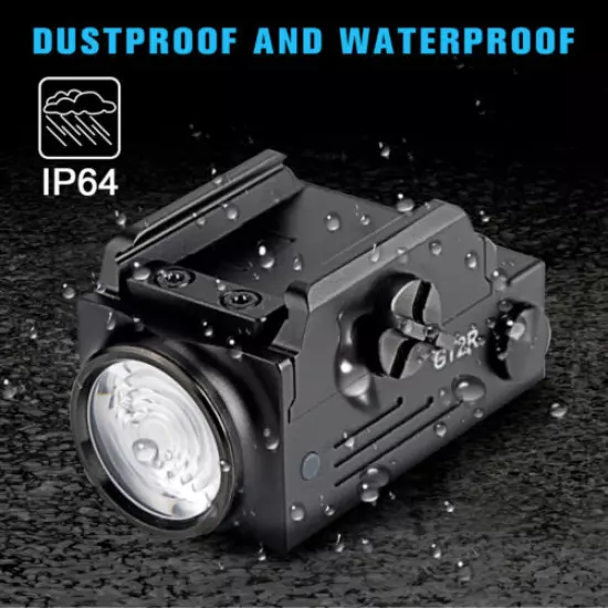 PL-mini 8000LM Magnetic Rechargeable Pistol Light Tactical LED Flashlight Torch