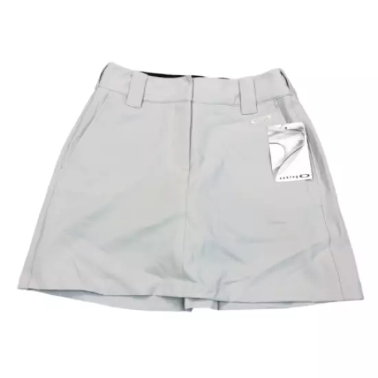 NEW Oakley Women's Cassis Golf Skort Light Gray • Size 4