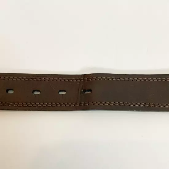 COLUMBIA Size LARGE (38-40) Reversible Brown Black LEATHER BELT Men’s