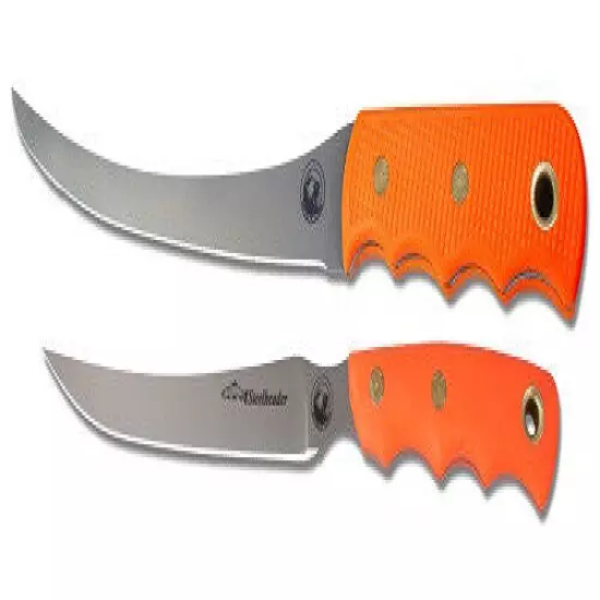 Knives of Alaska Fisherman's 2 Knife Fillet Combo Suregrip Orange Fishing Twin