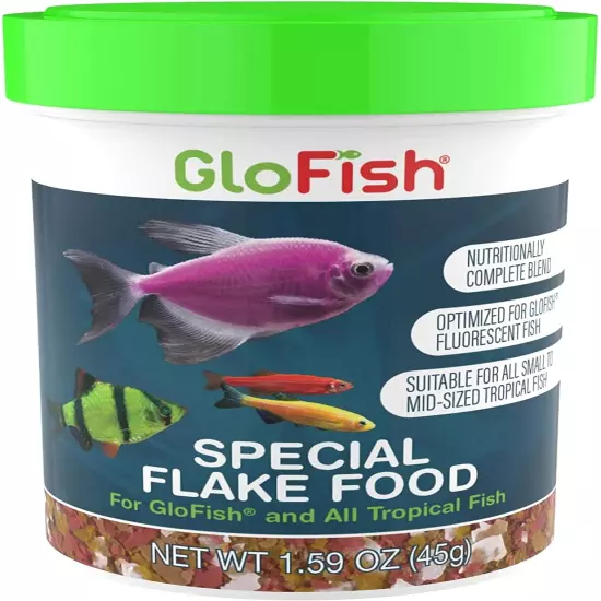 Special Flake Dry Fish Food for Brightness, 1.6 Oz - 77003