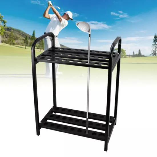 27 Clubs Holder Organizer Golf Clubs Display Rack Display Stand Steel Metal 