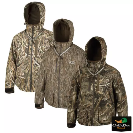 DRAKE WATERFOWL GUARDIAN ELITE MST FLEECE LINED CAMO JACKET COAT