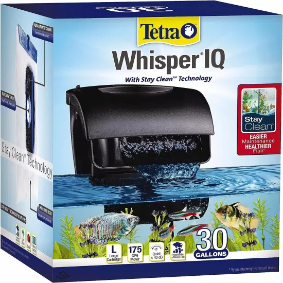 Whisper IQ Power Filter for Aquariums, with Quiet Technology