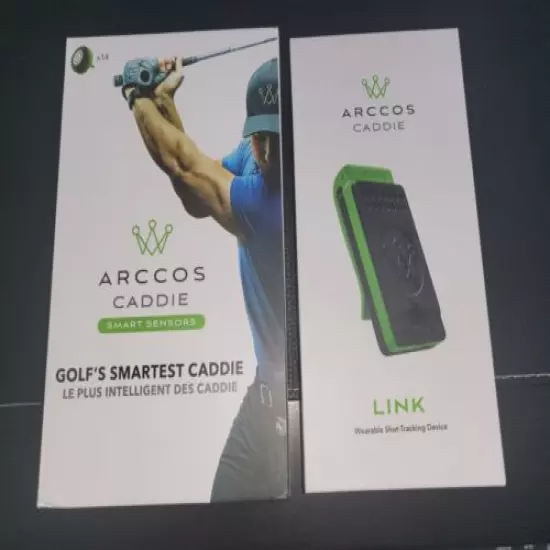 Arccos Caddie Smart Sensors. Complete Kit Including putter, 14 sensors plus Link