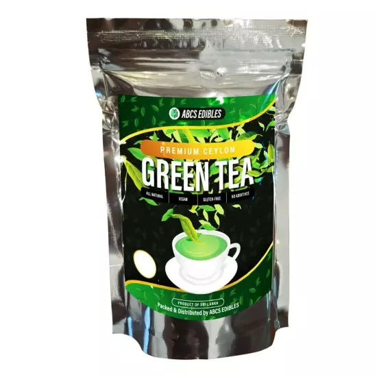 Ceylon Organic Green Tea Loose Leaf Premium Quality Pure and Refreshing