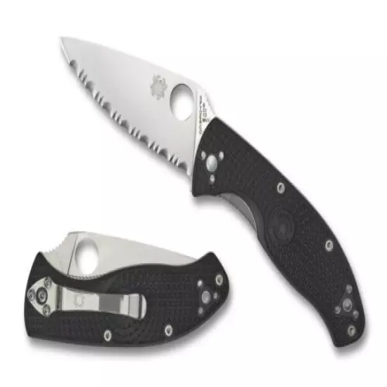 Spyderco C122SBK Tenacious Lightweight Black SpyderEdge Knife