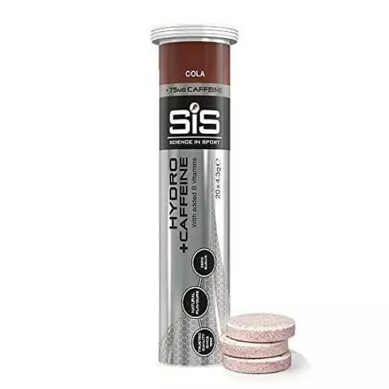 SIS Caffeine Electrolyte Tablets, Electrolyte Hydration Drink Tablets, 75mg of