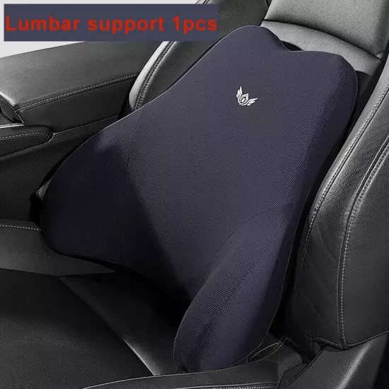 Curved Car Seat Headrest Car Neck Pillow Cushion Back Lumbar Support 