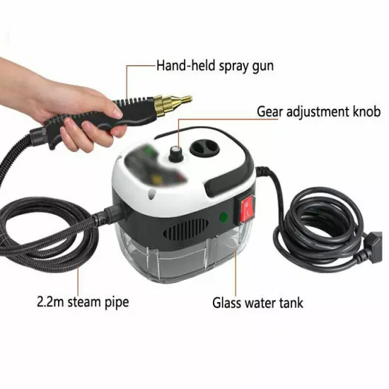 High Temperature Pressure Mobile Kitchen Steam Cleaner Cleaning Machine 2500W