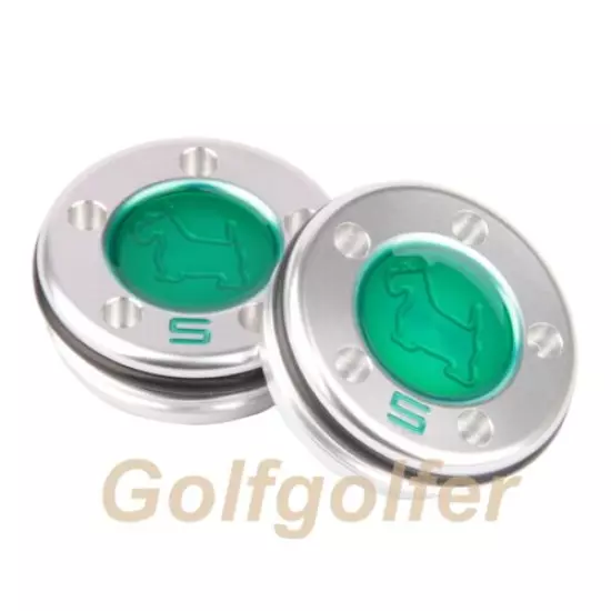 2pcs Green Dog Golf Putter Weight for Scotty Cameron Newport Select California