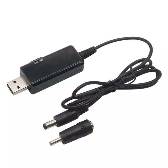 USB Boost Converter Cable DC 5V to 9V 12V USB Step-Up Cable USB to DC 5