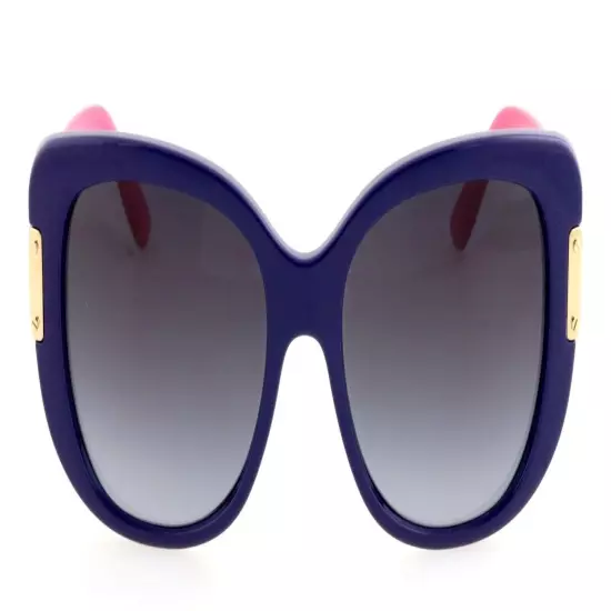 New VERSACE VE 4311 5168/8G 56mm Purple Pink Oversized Sunglasses Italy