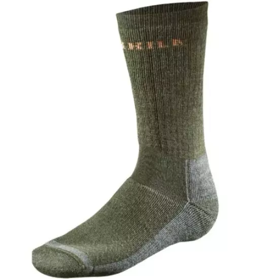 Harkila Pro Hunter Socks (Dark green) Comfortable Soft Hardwearing Hosiery New 