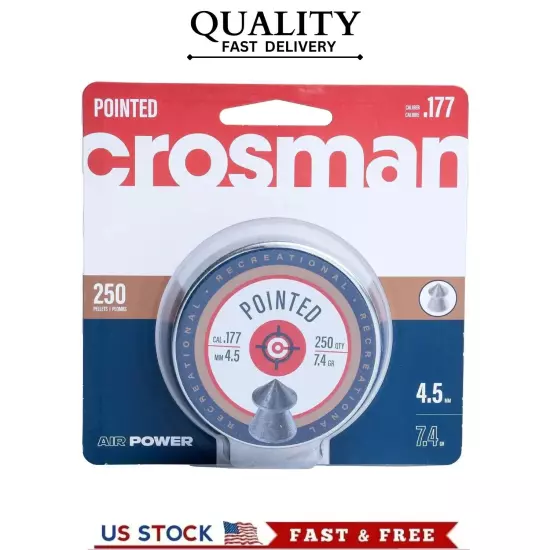 Crosman P177 .177-Caliber Pointed Pellets (250-Count)