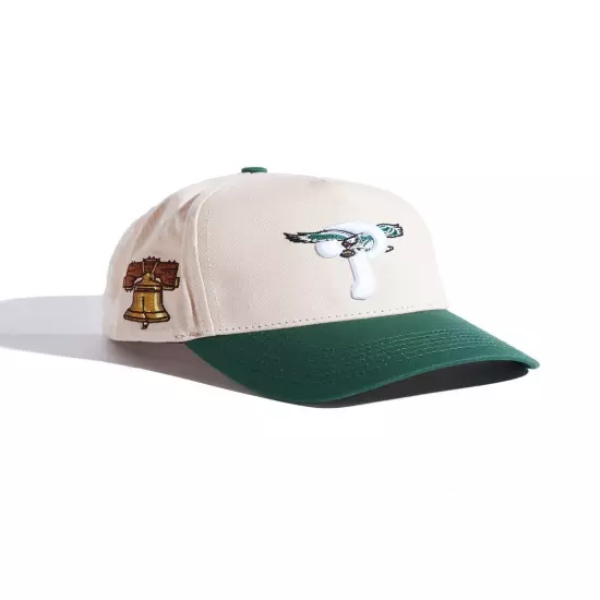 Philadelphia Eagles X Phillies Cream/Green Snapback Hat One Size